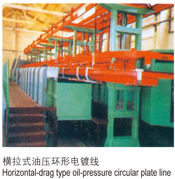 橫拉式油壓環(huán)形電鍍線