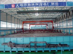 湖南車轎大客汽車底盤陰極電泳自動(dòng)生產(chǎn)線